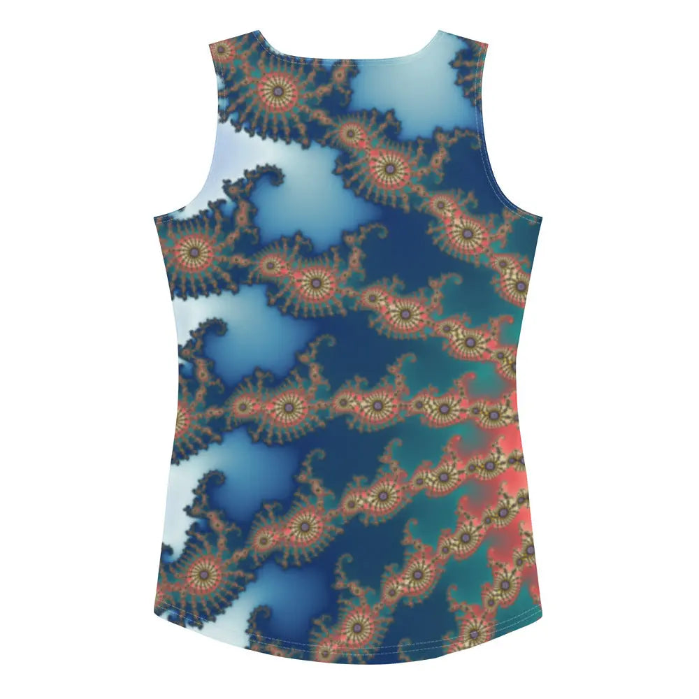 "Blissful Flare" Collection - Yoga Tank Top with All Over Print ZKoriginal