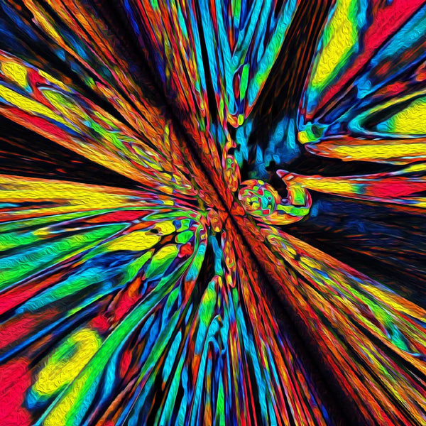 Bright Colors Digital Art Print "Fractal Explosion" ZKoriginal