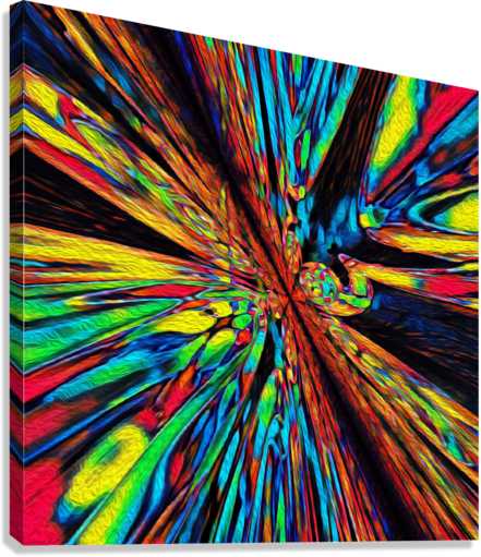Bright Colors Digital Art Print "Fractal Explosion" ZKoriginal