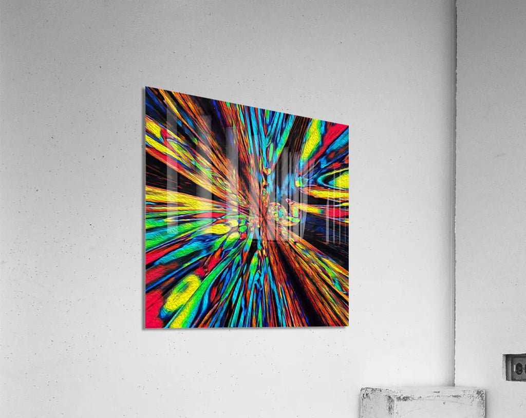 Bright Colors Digital Art Print "Fractal Explosion" ZKoriginal