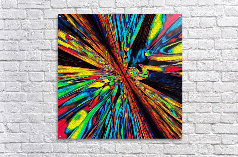 Bright Colors Digital Art Print "Fractal Explosion" ZKoriginal