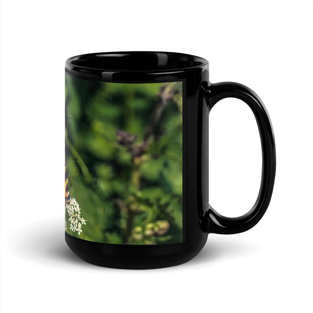 "Butterfly" Collection - Black Glossy Mug ZKoriginal