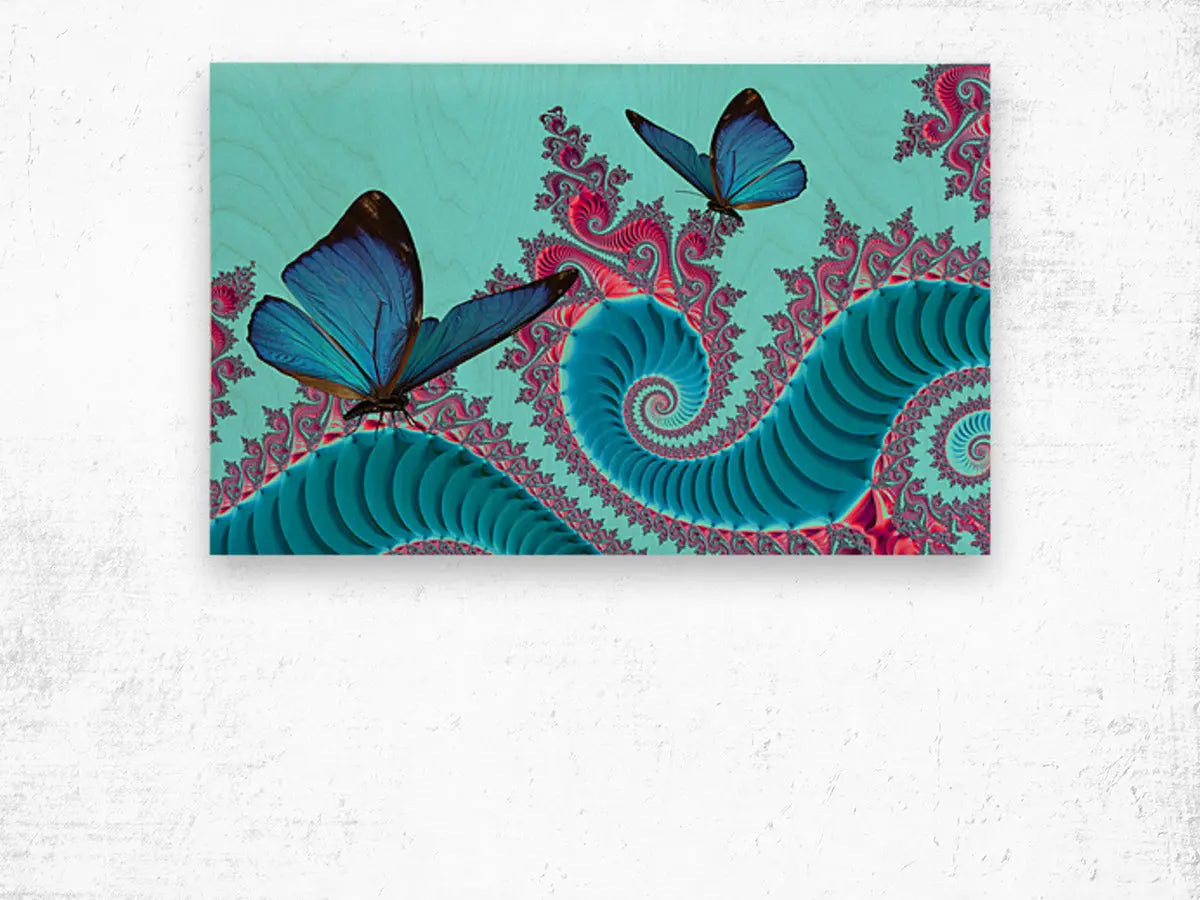 Butterfly Fractal Canvas Wall Art "Abstract Butterflies" ZKoriginal