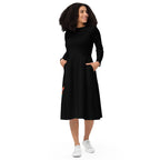 "Cat Lovers" Collection -  Long Sleeve Midi Dress ZKoriginal