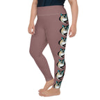 "Cat Lovers" Collection -  Siamese Cat Print Plus Size Leggings ZKoriginal