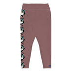 "Cat Lovers" Collection -  Siamese Cat Print Plus Size Leggings ZKoriginal