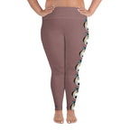 "Cat Lovers" Collection -  Siamese Cat Print Plus Size Leggings ZKoriginal