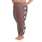 "Cat Lovers" Collection -  Siamese Cat Print Plus Size Leggings ZKoriginal