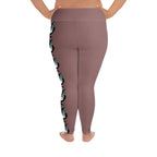 "Cat Lovers" Collection -  Siamese Cat Print Plus Size Leggings ZKoriginal