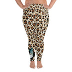 "Cat Lovers" Collection - Animal Print Plus Size Leggings ZKoriginal