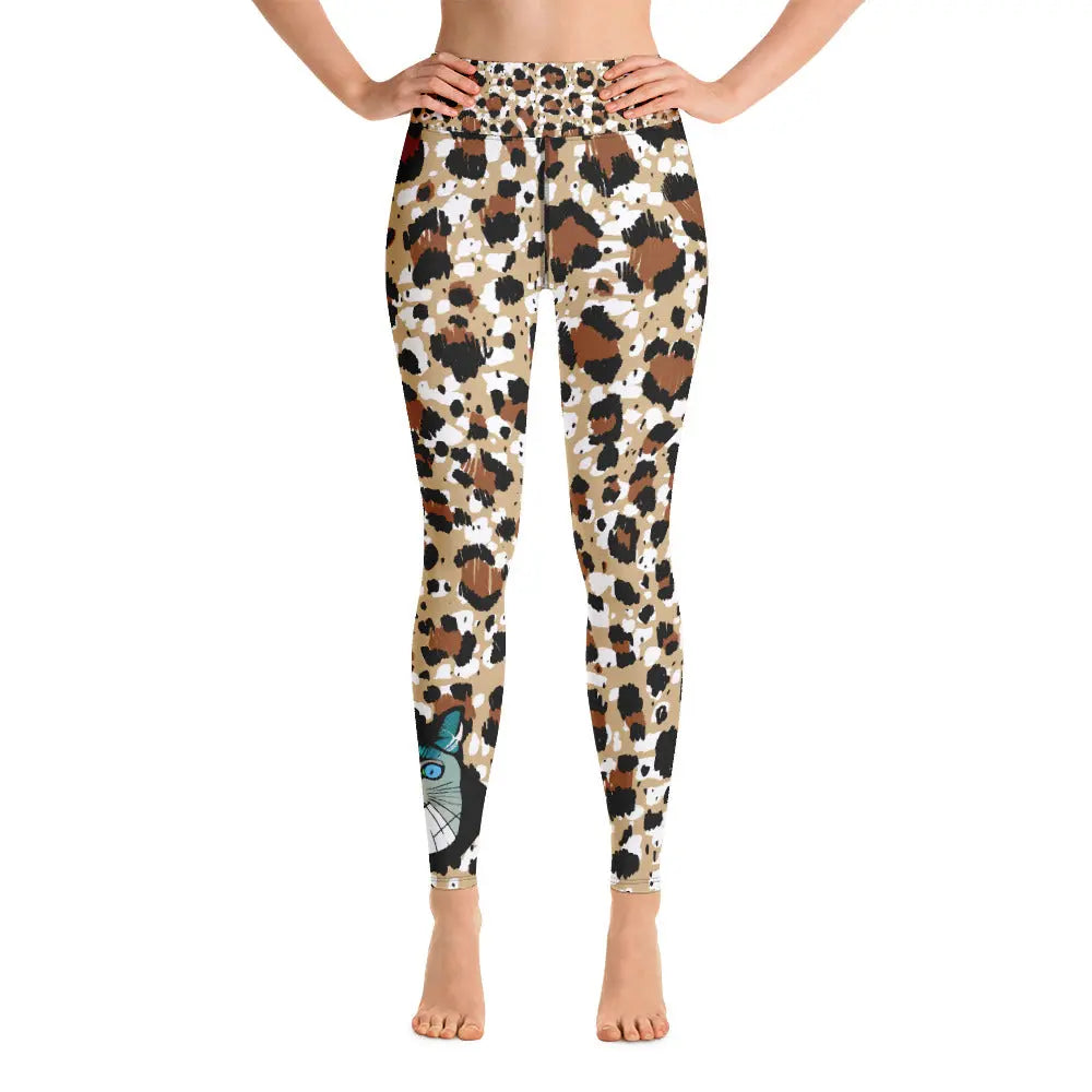 "Cat Lovers" Collection - Animal Print Yoga Leggings ZKoriginal
