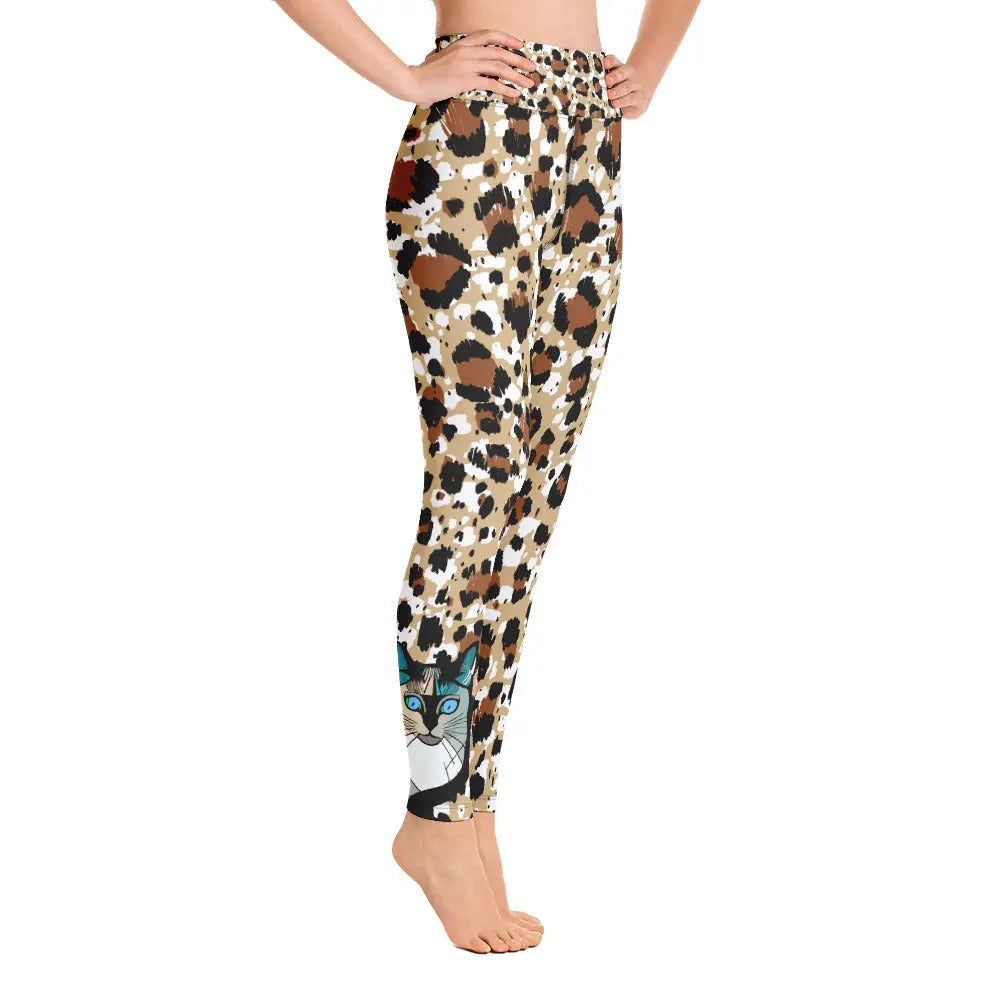 "Cat Lovers" Collection - Animal Print Yoga Leggings ZKoriginal