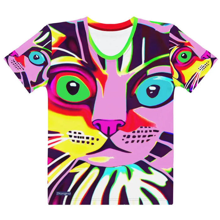 "Cat Lovers" Collection - Cat Face Women's T-shirt ZKoriginal