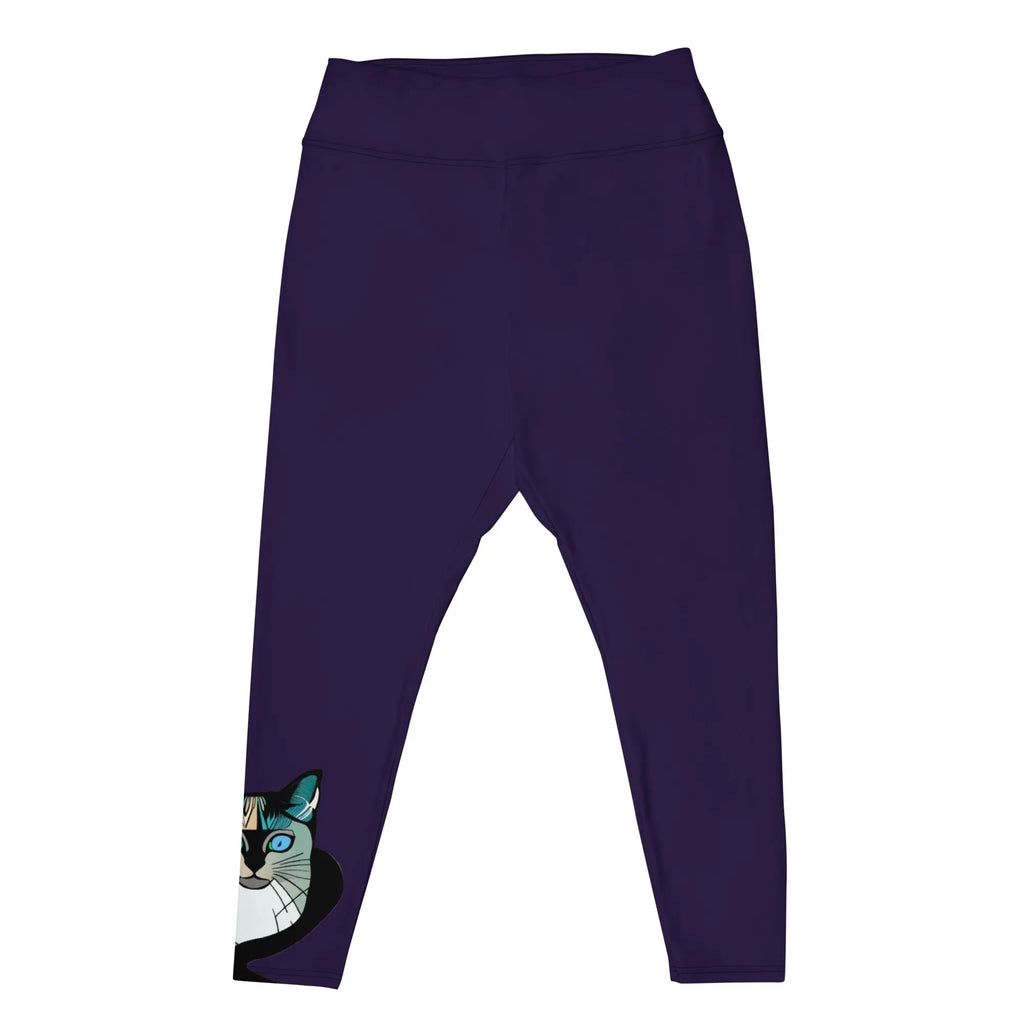 "Cat Lovers" Collection - Cat Print Plus Size Leggings ZKoriginal