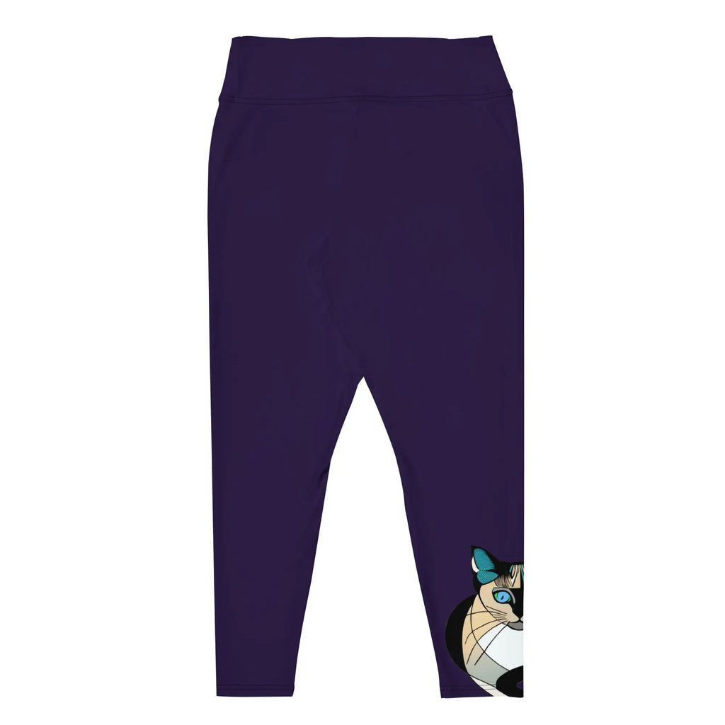 "Cat Lovers" Collection - Cat Print Plus Size Leggings ZKoriginal