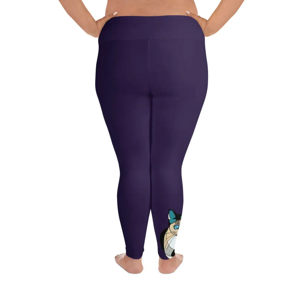 "Cat Lovers" Collection - Cat Print Plus Size Leggings ZKoriginal