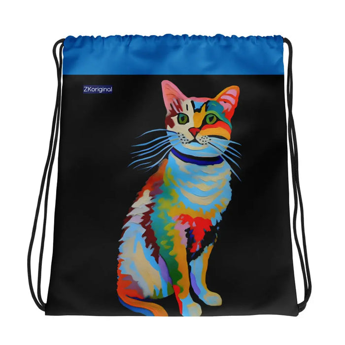 "Cat Lovers" Collection - Cool Cat Drawstring Bag ZKoriginal