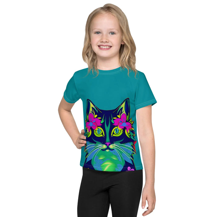 "Cat Lovers" Collection - Kids Crew Neck T-Shirt ZKoriginal