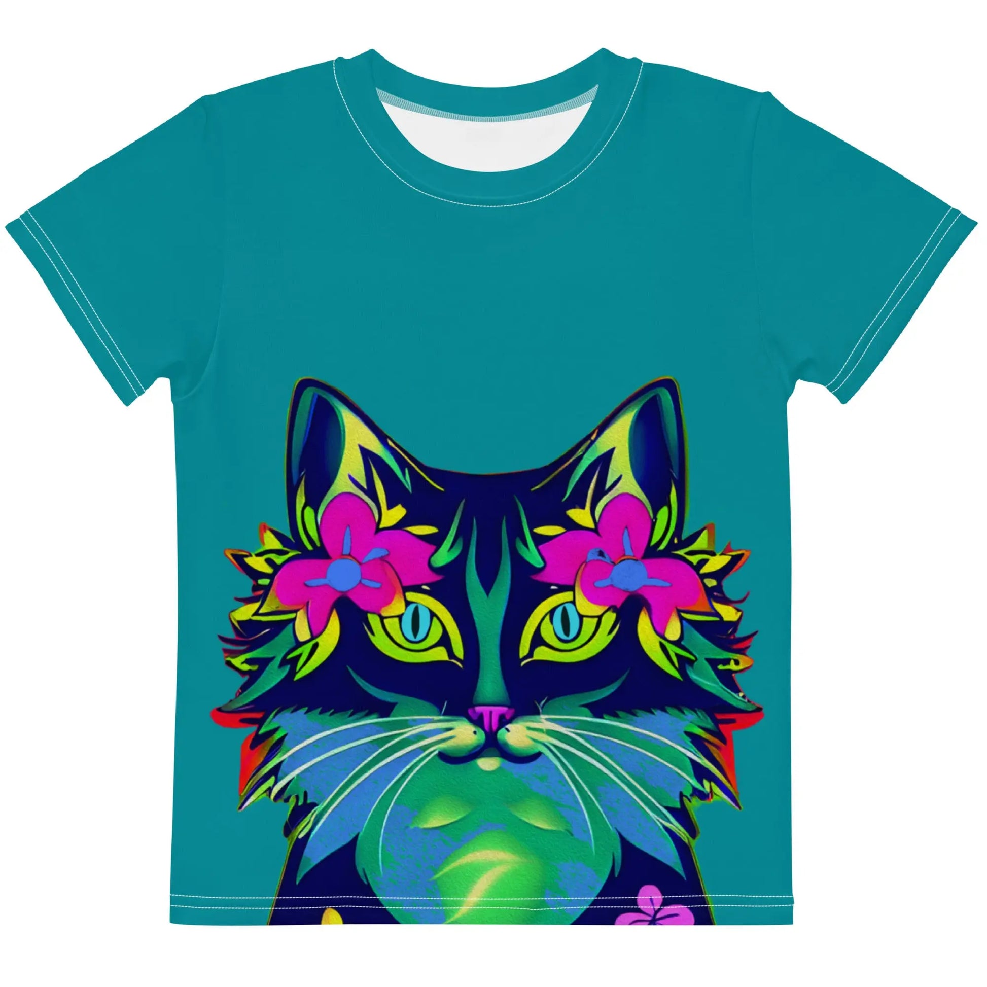 "Cat Lovers" Collection - Kids Crew Neck T-Shirt ZKoriginal