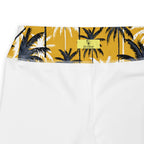 "Cat Lovers" Collection - Palms and Cat Print Plus Size Leggings ZKoriginal