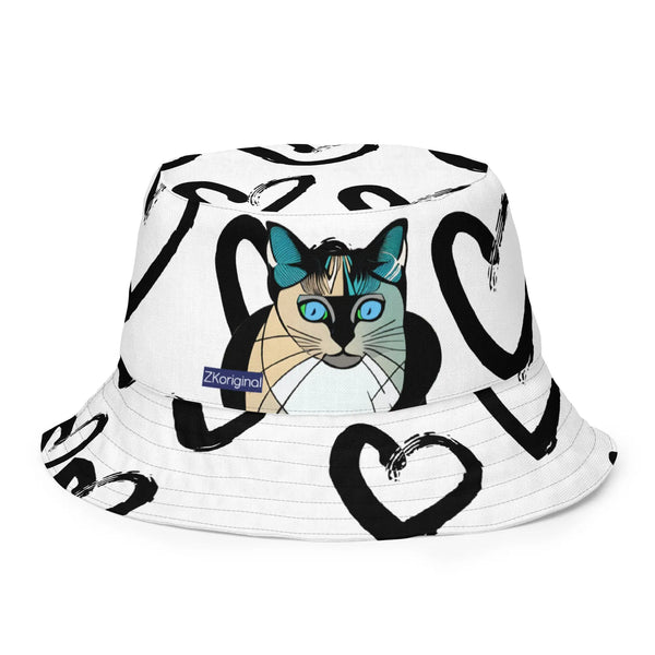 "Cat Lovers" Collection - Reversible Bucket Hat ZKoriginal