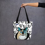 "Cat Lovers" Collection - Siamese Cat Tote bag ZKoriginal