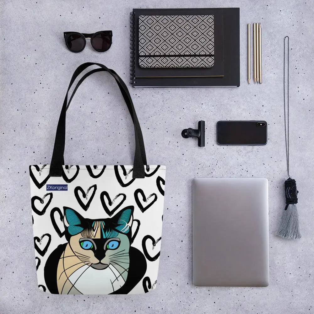 "Cat Lovers" Collection - Siamese Cat Tote bag ZKoriginal