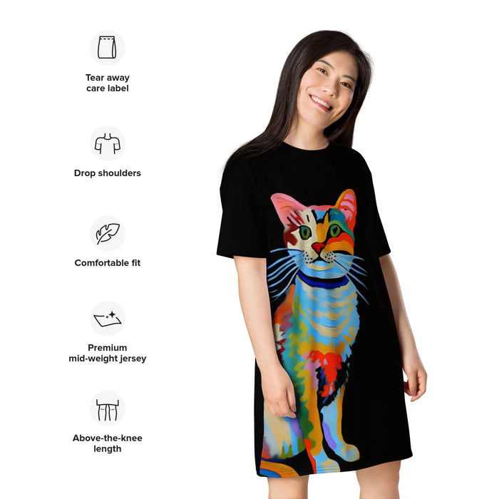 "Cat Lovers" Collection - T-Shirt Dress ZKoriginal