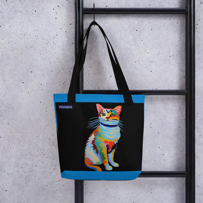 "Cat Lovers" Collection - Tote Bag with Cat ZKoriginal