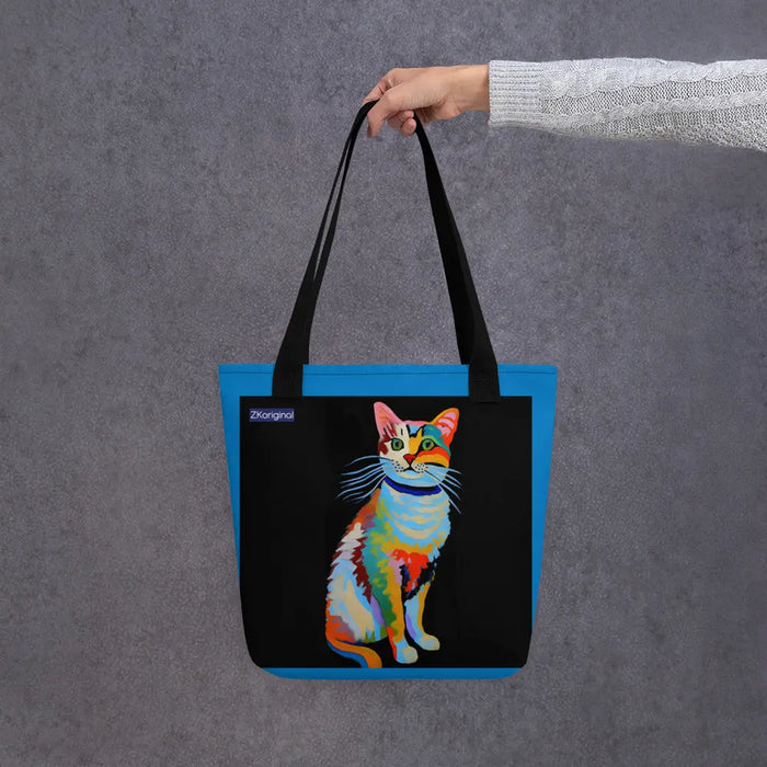 "Cat Lovers" Collection - Tote Bag with Cat ZKoriginal