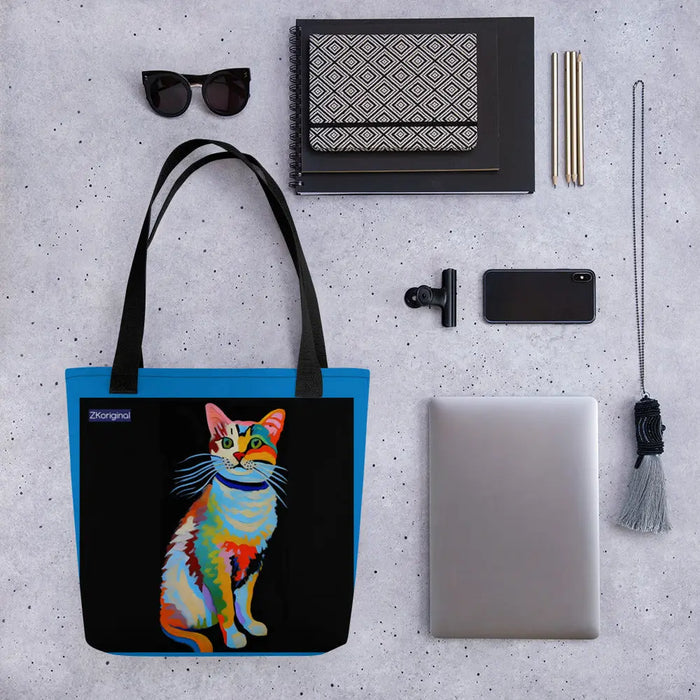 "Cat Lovers" Collection - Tote Bag with Cat ZKoriginal