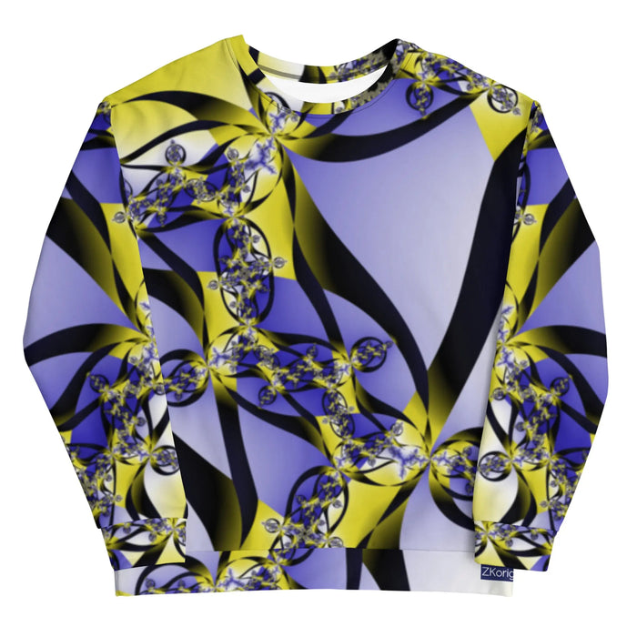"Citrine Migration" Collection - Colorful Fractal Sweatshirt ZKoriginal
