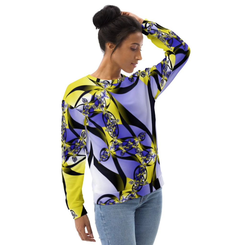 "Citrine Migration" Collection - Colorful Fractal Sweatshirt ZKoriginal