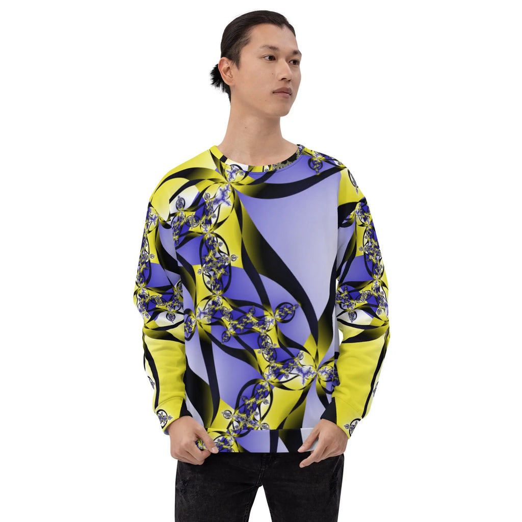 "Citrine Migration" Collection - Colorful Fractal Sweatshirt ZKoriginal