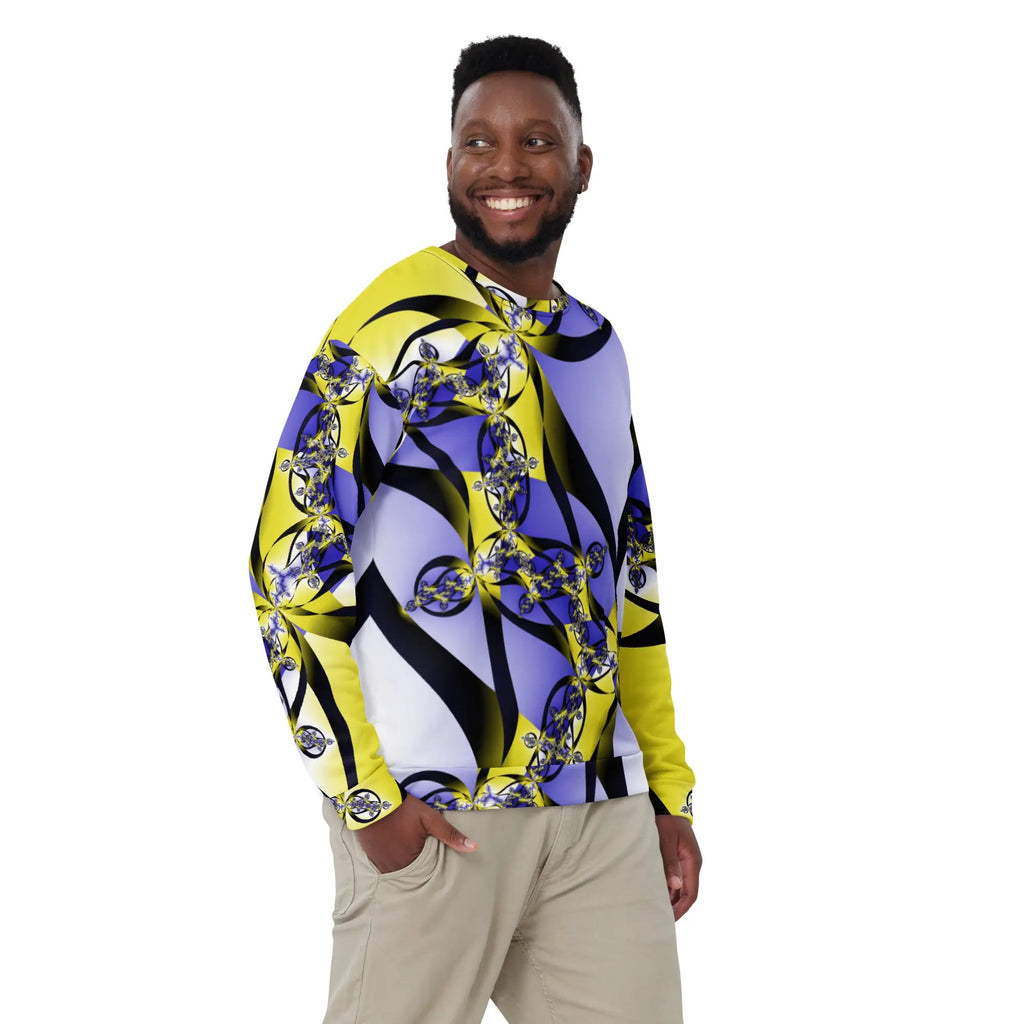 "Citrine Migration" Collection - Colorful Fractal Sweatshirt ZKoriginal
