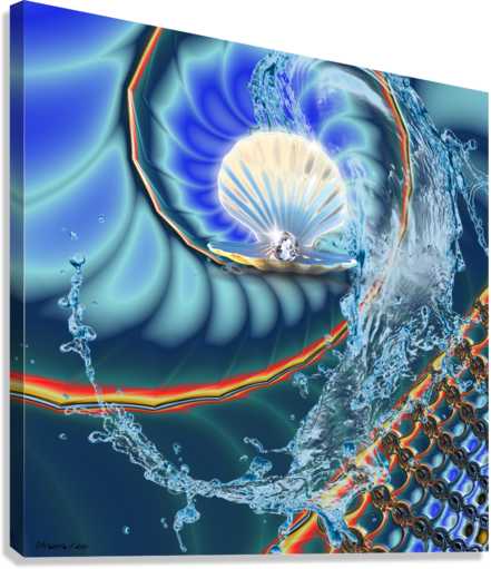 Coastal Digital Art "Wondrous Gem" ZKoriginal