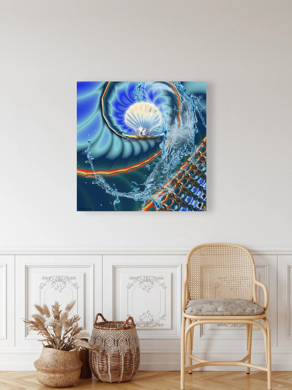 Coastal Digital Art "Wondrous Gem" ZKoriginal