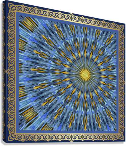 Contemporary Digital Art "Azure Sky" ZKoriginal