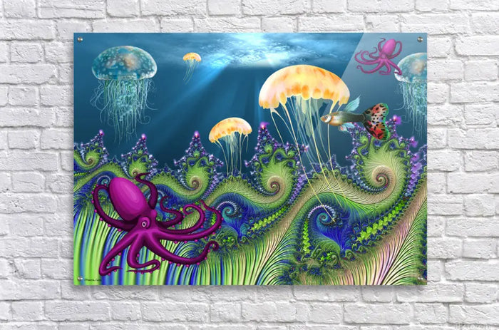 Contemporary Digital Art Print "Underwater World" ZKoriginal