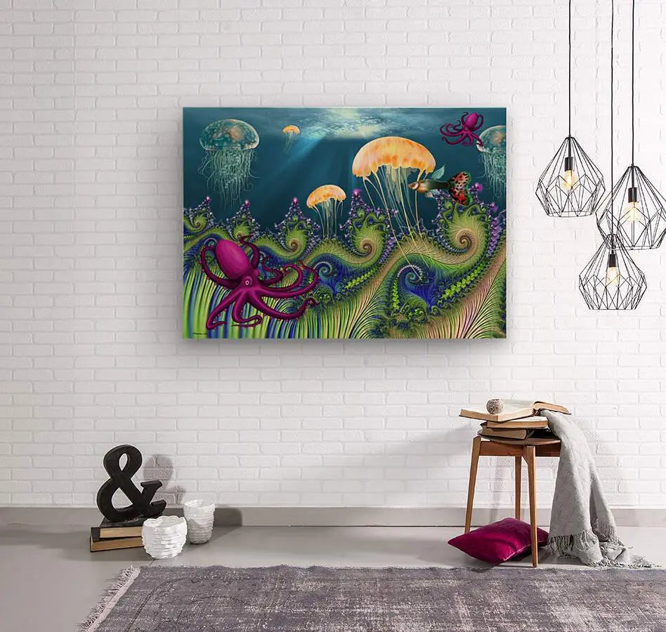 Contemporary Digital Art Print "Underwater World" ZKoriginal