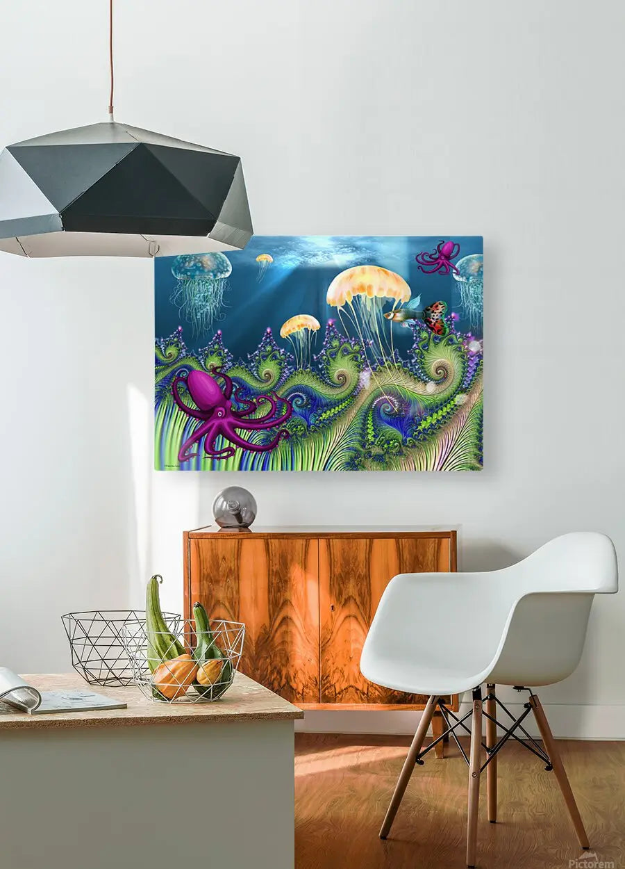 Contemporary Digital Art Print "Underwater World" ZKoriginal
