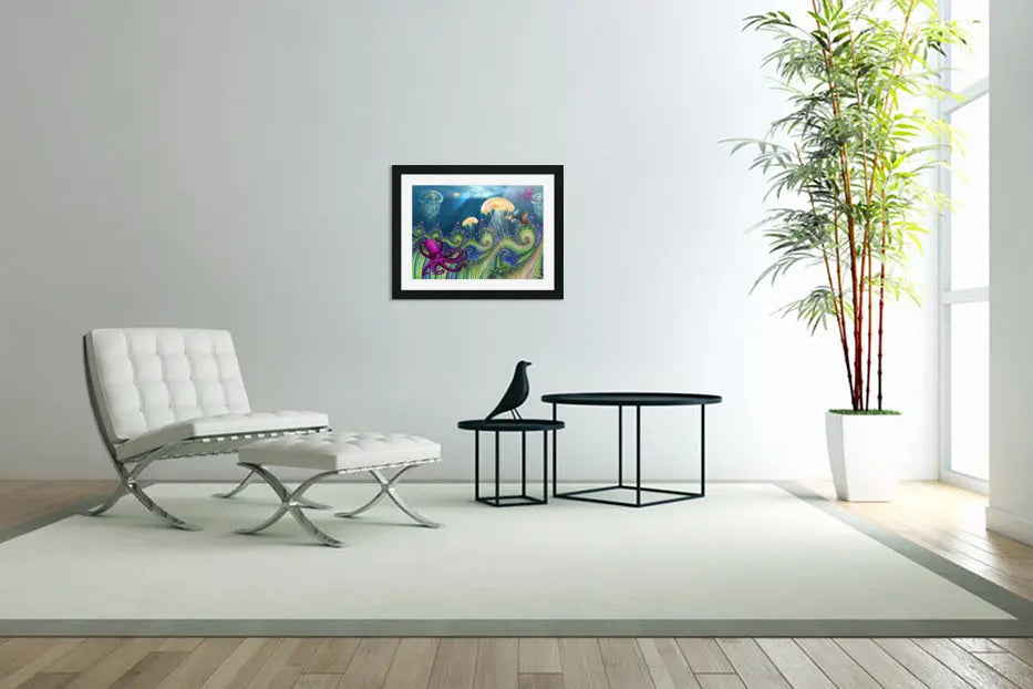 Contemporary Digital Art Print "Underwater World" ZKoriginal