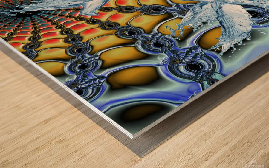 Contemporary Wall Art for Home "Aquatic Ascension" ZKoriginal