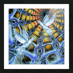 Contemporary Wall Art for Home "Aquatic Ascension" ZKoriginal