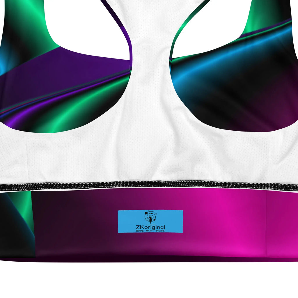 "Cosmic Blast" Collection - Longline Sports Bra ZKoriginal
