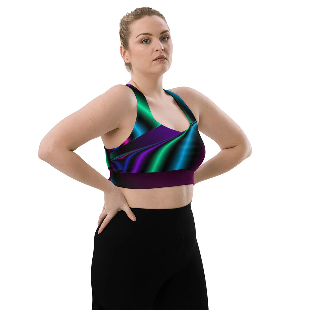 "Cosmic Blast" Collection - Longline Sports Bra ZKoriginal