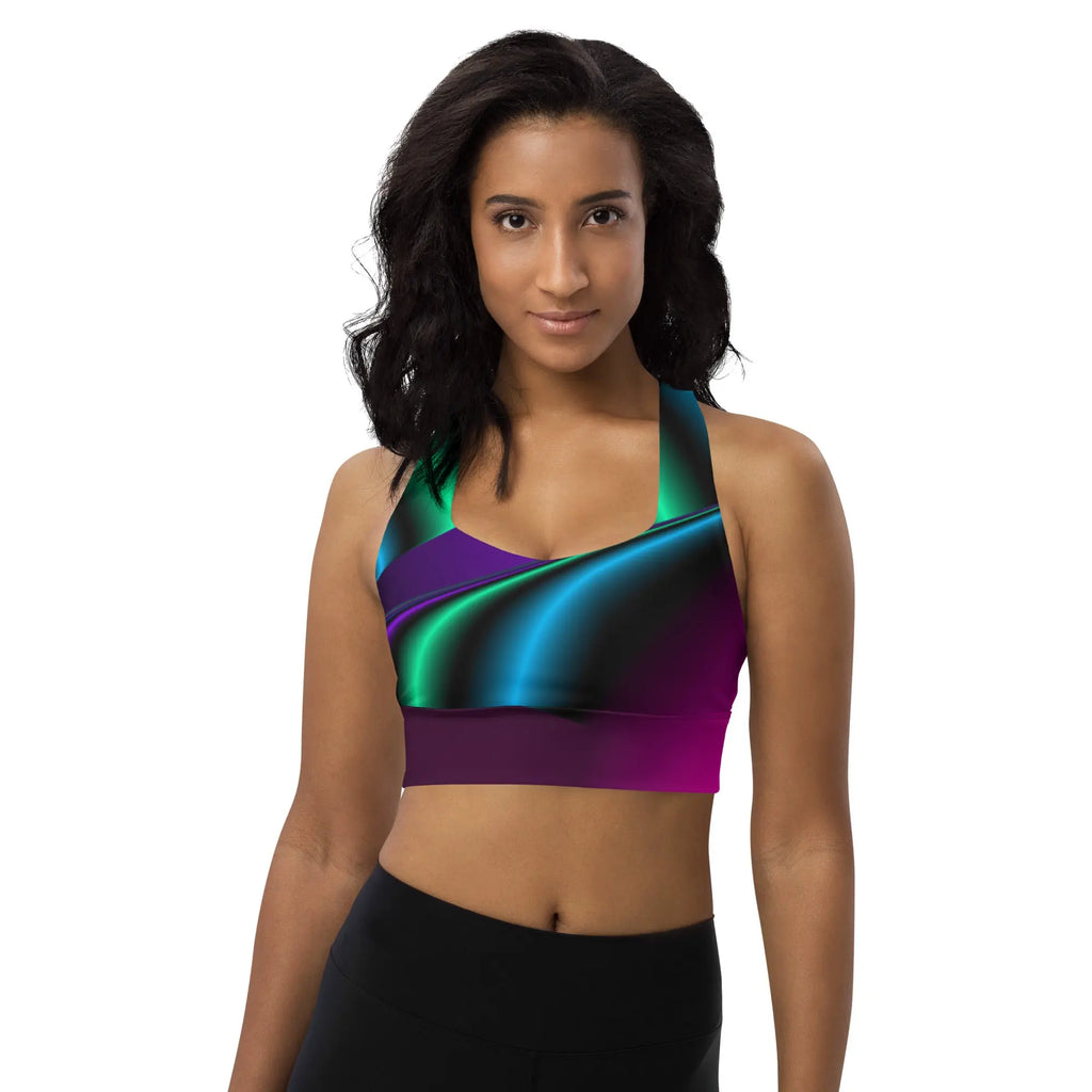 "Cosmic Blast" Collection - Longline Sports Bra ZKoriginal