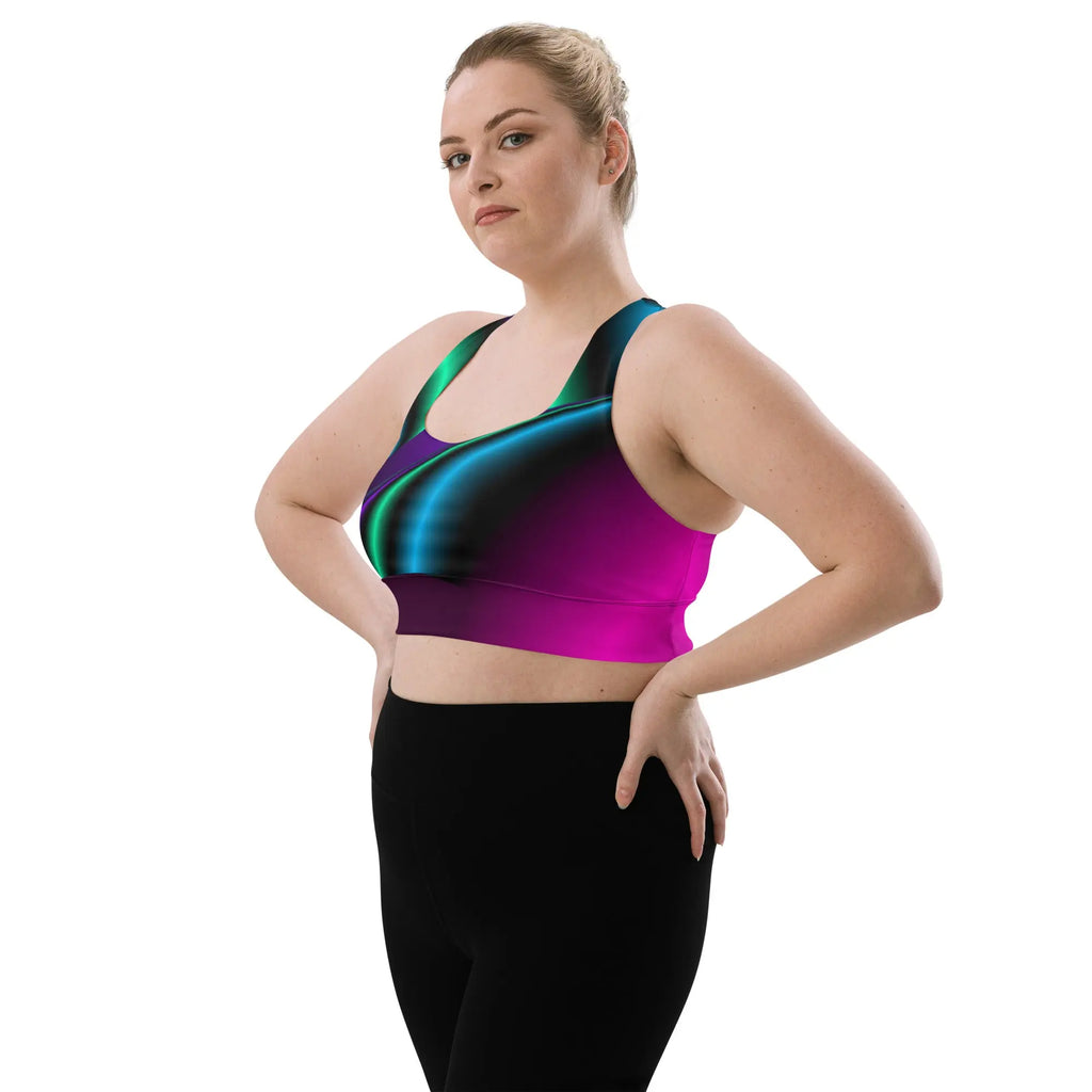 "Cosmic Blast" Collection - Longline Sports Bra ZKoriginal