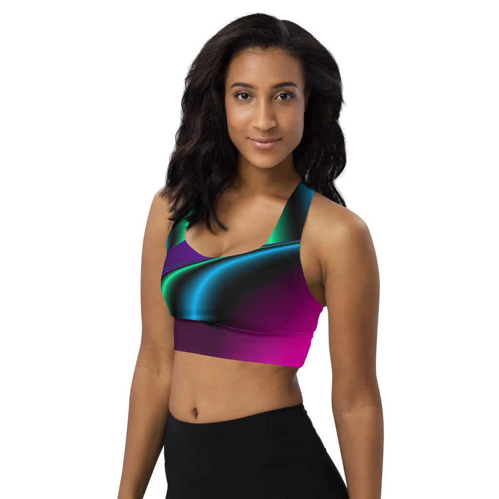 "Cosmic Blast" Collection - Longline Sports Bra ZKoriginal