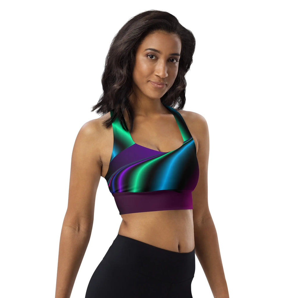 "Cosmic Blast" Collection - Longline Sports Bra ZKoriginal